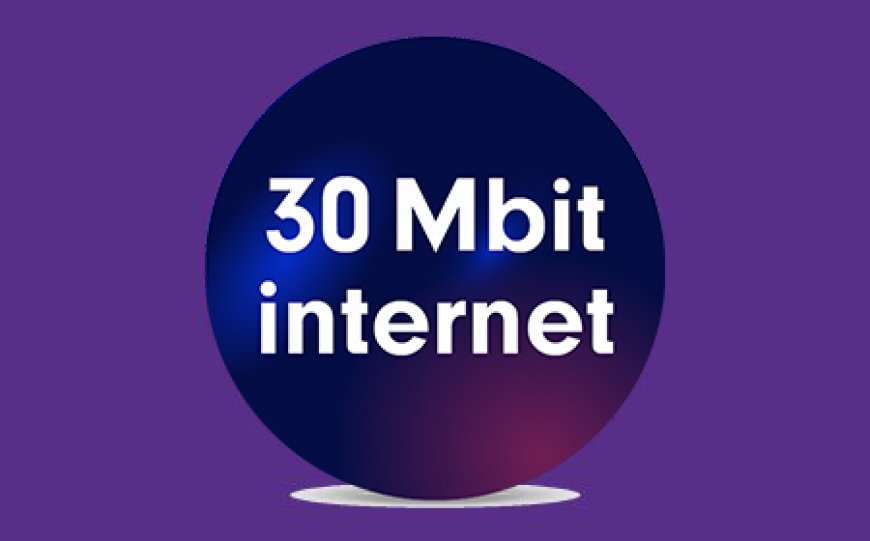 Plus 30 Mbit’ e kadar hız