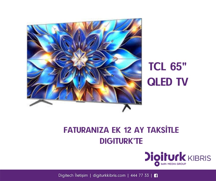 TCL 65'' 4K QLED Google TV